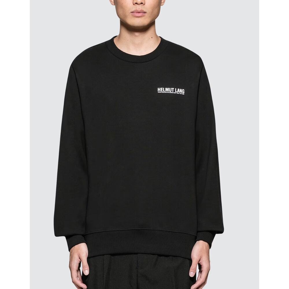 Helmut Lang - Logo Sweatshirt / XS Men / S women/ Black